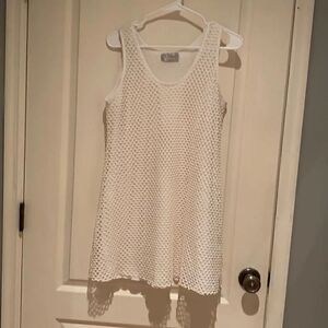 J Valdi mesh slip dress/coverup M